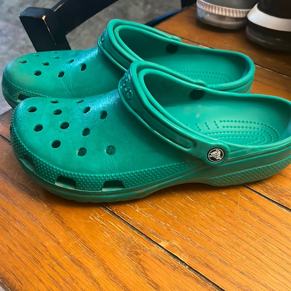 Green Crocs